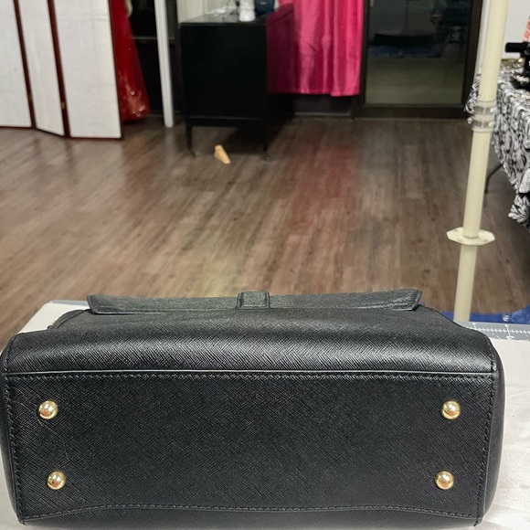 Lauren Ralph Lauren Bag Women's Black Cowhide Leather LRL Raquel Messenger - Picture 3 of 10